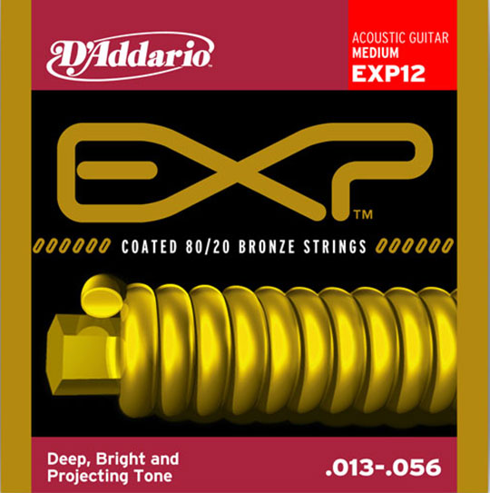 D'Addario 80/20 Bronze EXP Coated - Click Image to Close